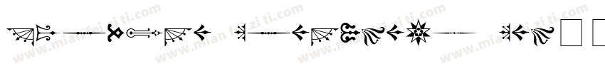 African Ornaments One字体转换